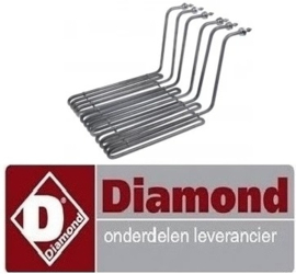 774418908 - Verwarmingselement 9000W 230V VC 3 voor friteuse DIAMOND EF12-12S