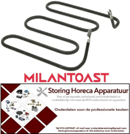 2933755525 - Verwarmingselement 1070W - 230V voor klapgrill MILANTOAST
