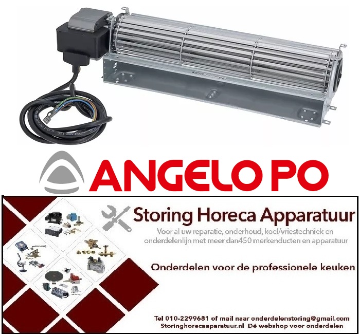 3655026343 - Dwarstroonventilator 300 mm Links voor ANGELO PO
