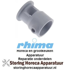 61350500029 - Afdekking L 52mm voor overlooppijp ø 32mm vaatwasser RHIMA