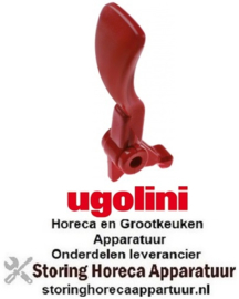 104696367 - Hevel voor chocoladedispenser L 95mm rood UGOLINI