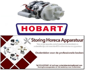 WASPOMP HOBART VAATWASSER HORECA EN GROOTKEUKEN APPARATUUR REPARATIE ONDERDELEN