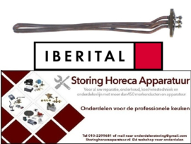 758417261 - Verwarmingselement 3700W 230V VC 2 inbouw ø 38,5mm LA 56mm L 580mm B 39mm H 45mm L1 22mm L2 36mm IBERITAL