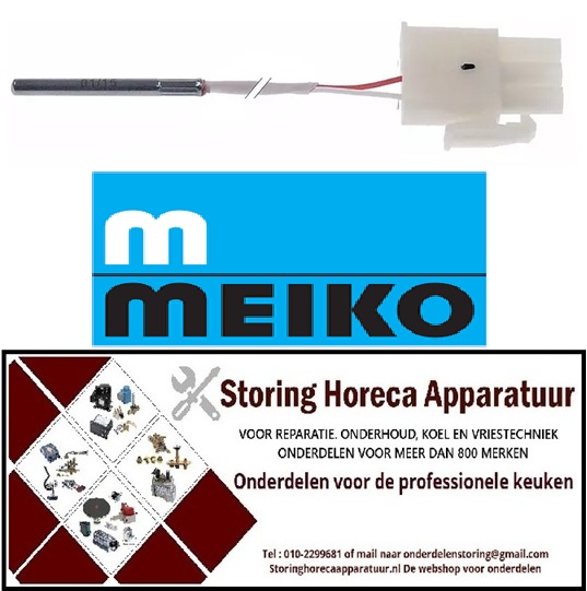 461378514 -Temperatuurvoeler Pt1000 kabel PTFE voeler -50 tot +350°C voeler ø3x23mm Meiko