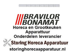 647525863 -Kijkglas AD ø 12mm ID ø 9mm H 205mm markering 2-16 voor BONAMAT Bravilor