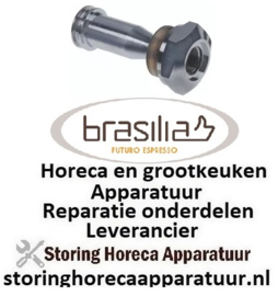 211526783 -Inspuiterhouder draad M30x1,5 BD M16x1,5 BD 1 M8 ø 26mm binnen ø 1 15mm binnen ø 2 17,5mm L 66,5mm- BRASILIA