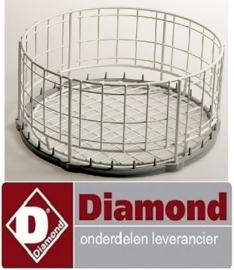 985DLBQ-R39 - Ronde mand voor glazen Ø400 mm - Rilsan DIAMOND