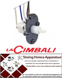 719347838 - Draaischakelaar 2 0-1 contactset 2 type 1120.205 250V 4A as ø 6x4,6mm as L 13,7mm as rond LA CIMBALI