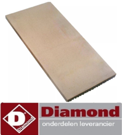 DI23991610051 - Vuurvaststeen H 18mm L 900mm B 300mm voor pizza oven DIAMOND TH12/30X
