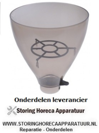 254527664 - Koffiebonencontainer ø 230mm H 265mm afname ø 67 mm