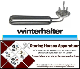108420408 -Verwarmingselement 2800W 230V VC 1 inbouw ø 47,5mm L 245mm B 35mm H 44mm rondflens vaatwasser Winterhalter