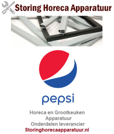081216590 - Deurrubber op maat Pepsi Cola 1610 x 590 mm
