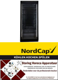475475470D-V320332-01-J1-S - Deur compleet voor flessenkoeling NORDCAP  CD 400 D BLACK