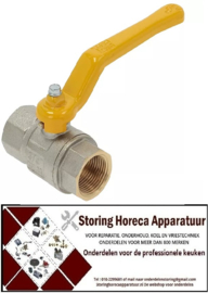 174520287 - Kogelkraan gas recht hendelgreep ingang 3/4" ID uitgang 3/4" ID