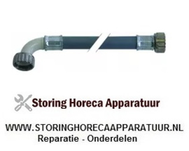 542520011 - Toevoerwaterslang PVC recht-haaks DN13 aansluitingen 3/4" L 2000mm werkdruk 10bar