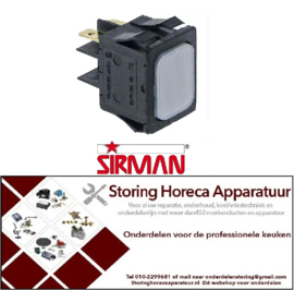 437359154 - Signaallamp inbouwmaat 30x22mm 230V wit SIRMAN