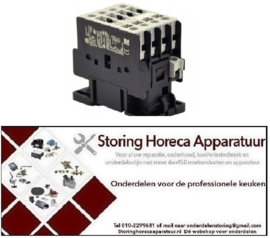 VE38051.249 - Magneetschakelaar relais AC1 25A 230VAC (AC3/400V) 9A/4kW hoofdcontact 3NO hulpcontact 1NC