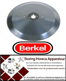 505697813 - Rondmes AD ø 370mm afname ø 25,4mm 1 gat H 22,5mm 100Cr6 Volano 115-E11 BERKEL