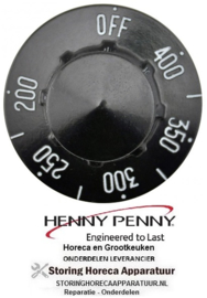 769R-Z34620-75 - Knop voor thermostaat 200-400F Ø57mm HENNY PENNY