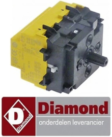 223A87AZ69009 - Draaischakelaar voor pizza oven DIAMOND Logic Line