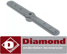 315519591 - Wasarm L 385mm inbouwpositie boven sproeiers 8 inbouw ø 14mm kunststof DIAMOND DC402