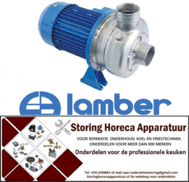 944500357 - Waspomp ingang ø 63mm uitgang ø 63mm type DWO150 230/400V 50Hz fasen 3 1,1kW 1,5PS  voor professionele vaatwasser LAMBER