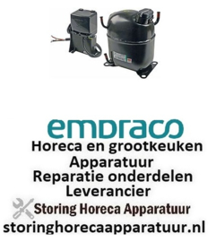 346605174 -Compressor koelmiddel R404A type 1 1/4HP cilinderinhoud 26,1cm³ CSR 220-240V H 276mm 2366W
