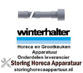 653530338 - Afvoerslang L 1500mm A ø binnen 19/23/40mm A ø buiten 45mm B ø binnen 22mm B ø buiten 26mm voor  Winterhalter