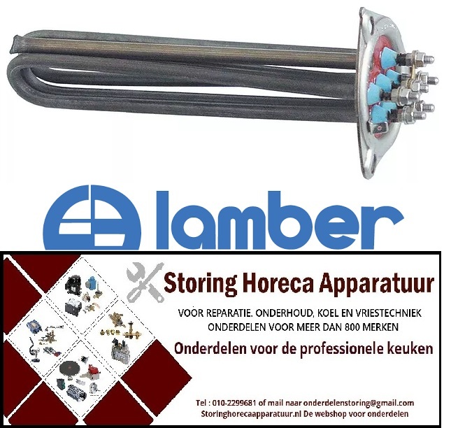 5890300011 - Verwarmingselement 3000 Watt boiler voor vaatwasser LAMBER