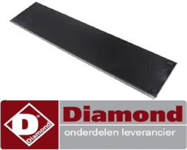 78297032038 - Verwarmingselement rechthoekig L 840mm B 190mm 2500W 230/400V H 40mm kabellengte 450mm voor kippengrill DIAMOND RVE