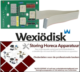 PRINTPLAAT WEXIODISK VAATWASSER HORECA EN GROOTKEUKEN APPARATUUR REPARATIE ONDERDELEN