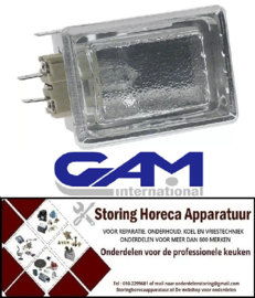 143357171 - Ovenlamp compleet inbouwmaat 55 x 70 mm 230 Volt - 25 Watt GAM