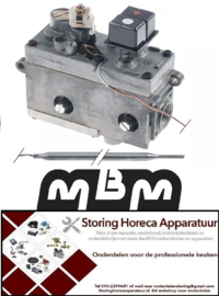 56910.6984- Gasthermostaat 110-190°C gasingang 1/2" gasuitgang 3/8" MBM