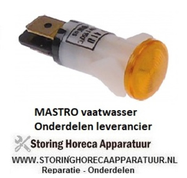 09912024254 - Signaallamp geel vaatwasser MASTRO GLB0037-FN