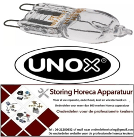 645359946 - Halogeenlamp fitting G9 230V 40W 500°C voor oven UNOX