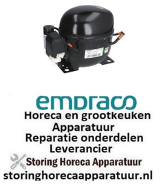 2073070164 -Compressor koelmiddel R404A type 220-240V 50Hz LBP 10,3kg 1/3HP cilinderinhoud 6,2cm³ CSIR EMBRACO