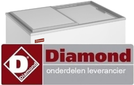 6933410700132 - Onderste schuifdeur voor kofferflessenkoeler DIAMOND EUROPE BVL030P/CS