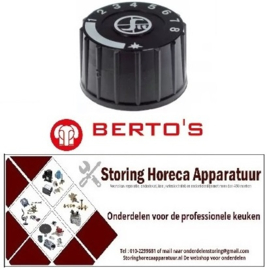 66832652600 - Knop passend voor gas friteuse  BERTO'S GL10+10M