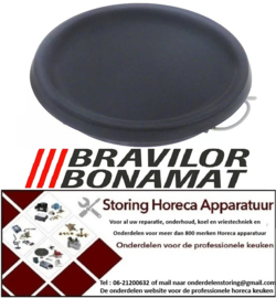 909417411 - Kookplaat 240V VC 1 ø 150mm aansluiting vlaksteker 4,8mm landen GB/IRL Bravilor-Bonamat