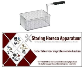 688971199 - Frituurmand B1 195mm L1 285mm H1 120mm voor friteuse GGX, Herzog&Langen