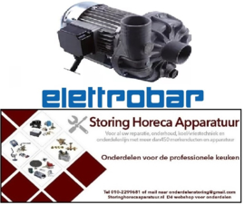 926500986 -Pomp ingang ø 62mm uitgang ø 62mm type 4290.2700 220-240/380-415V 50Hz fasen 3 1,5kW 2PS L 350mm Elettrobar