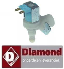979370427 -Solenoid valve single angled 230VAC voor vaatwasser DIAMOND dfs7/6