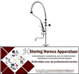 129548907 - Voorspoeldouche CLASSIC met zwenkuitloop/zwenkventiel hendelgreep