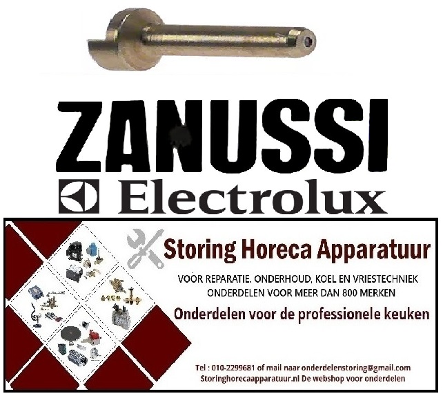 381100204 - Waakvlaminspuiter flessengas nummer14 boring ø 0,18/0,20mm