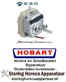 761.375.355 -Thermostaat t.max. 300°C 3-polig 3NO bij 250V 16A voeler ø 3mm voeler L 219mm capillaire 900mm HOBART