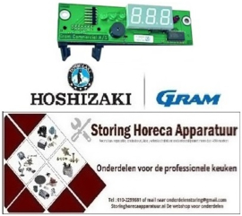 976612900050 - Displayprintplaat voor diepvrieskast GRAM F600-CSG