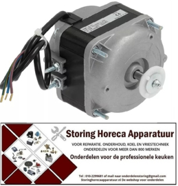 889720234 -  Ventilatormotor 230V 18W 1300/1500U/min kabellengte 500mm L 82mm B 82mm H 97mm as ø 72mm