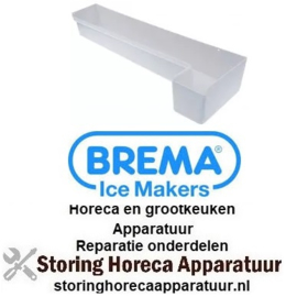 178750393 - Lekbak niet-verwarmd L 705mm B 225mm H 120mm voor ijsmaker BREMA