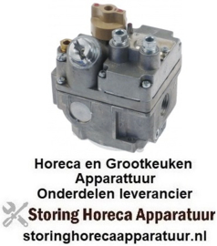 214580077 - Gasventiel voedingsoperator gas ingang 1/4" CCT uitgang 1/4" CCT gasingang 3/4" gasuitgang 3/4"