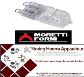 290359946 - Halogeenlamp fitting G9 230V 40W temp. bestendigheid 300°C 560 2000 MORRETI FORNI